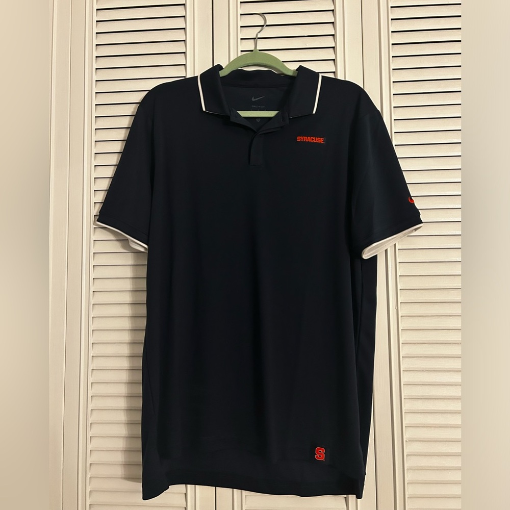 Nike Syracuse Polo Shirt L Dri-Fit